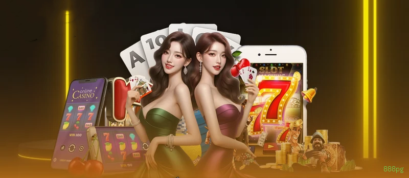 Imagem promocional do aplicativo mobile da 888pg